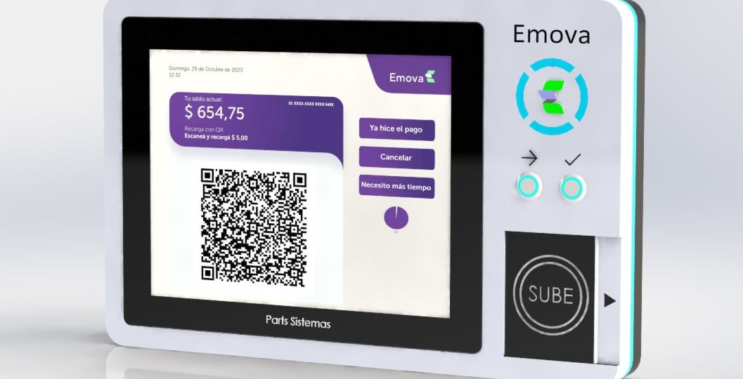 Foto de carga de SUBE con QR