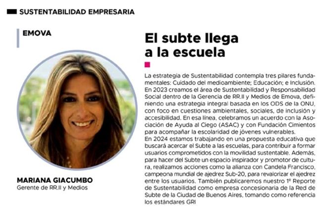 Sustentabilidad empresaria - Revista Prensa Económica