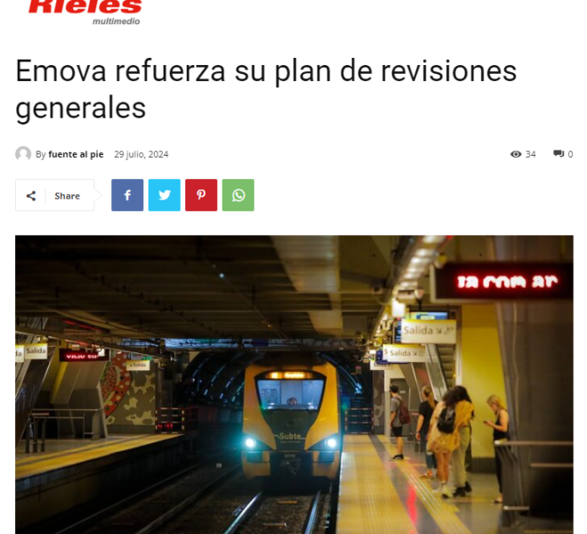 Nota de Rieles sobre el plan de revisiones generales