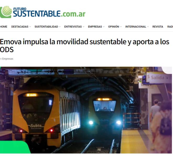 Nota de Futuro Sustentable sobre la movilidad sustentable