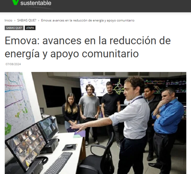 Nota de Visión Sustentable sobre avances en la reducción de energía