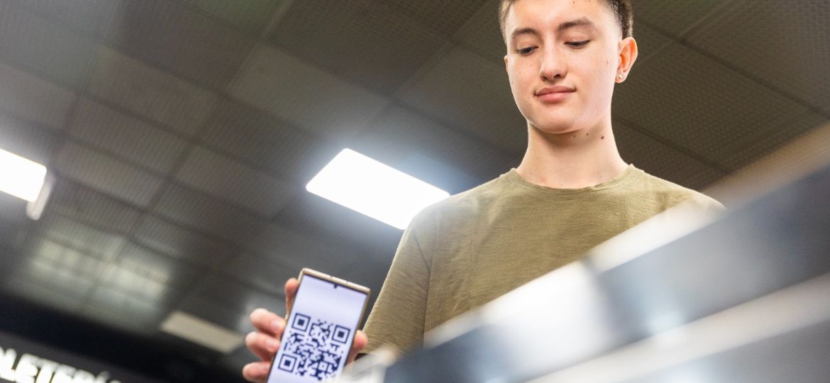 foto pago con QR
