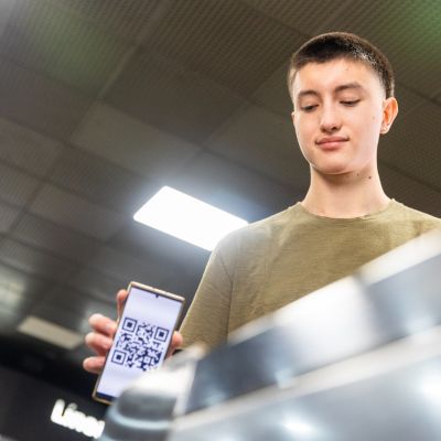 foto pago con QR