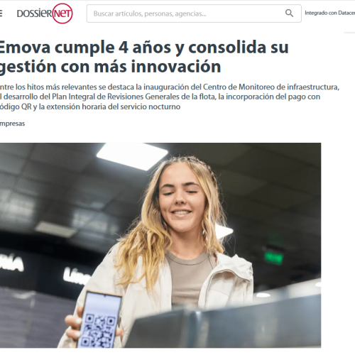 Nota de Dossier sobre los 4 años de Emova