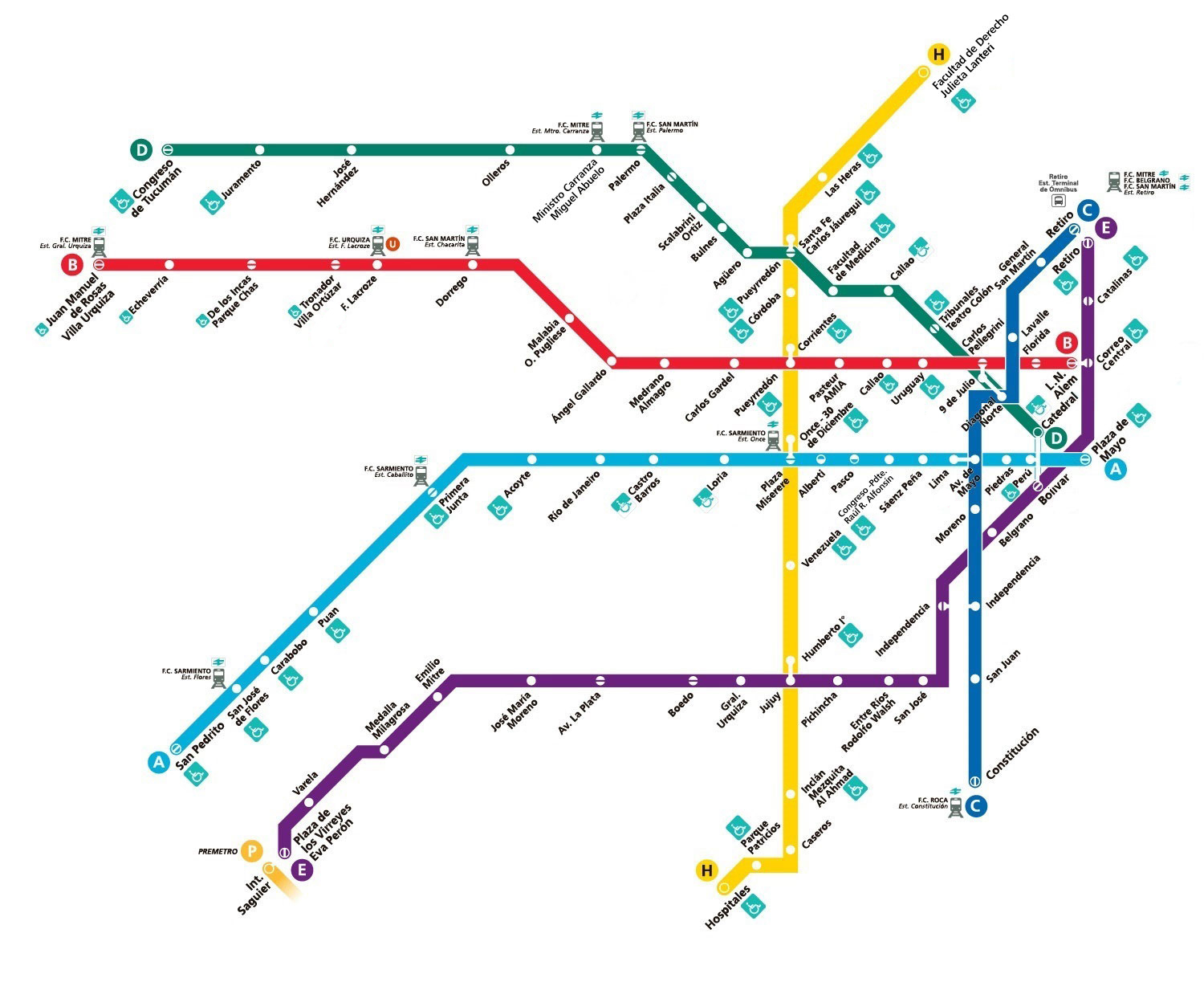 El sitio ha cargado incorrectamente el mapa de accesibilidad