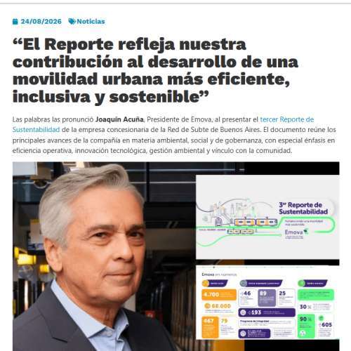 Nota de Sustenomics sobre el Reporte de Sustentabilidad
