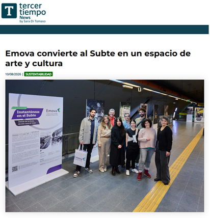 Nota de Tercer tiempo de la muestra fotográfica