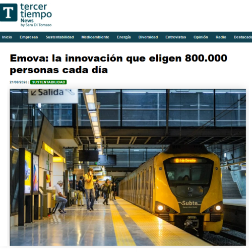 Nota de Tercer tiempo sobre el Reporte de Sustentabilidad