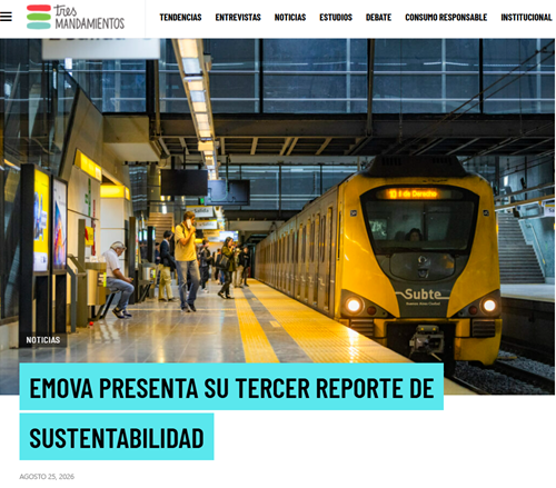 Nota de Tres mandamientos sobre el Reporte de Sustentabilidad