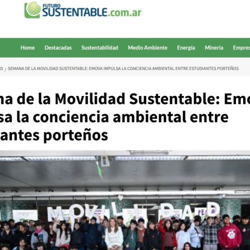 Nota de Futuro Sustentable sobre la Muestra de Movilidad Sustentable