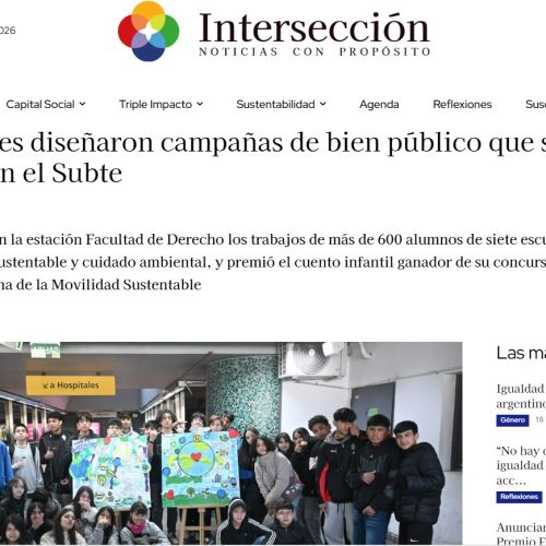 Nota de Interseccion sobre la Muestra de Movilidad Sustentable